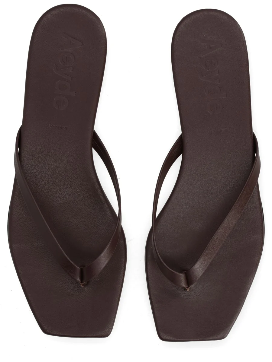 Aeyde Nappa Leather Flats - Image 5