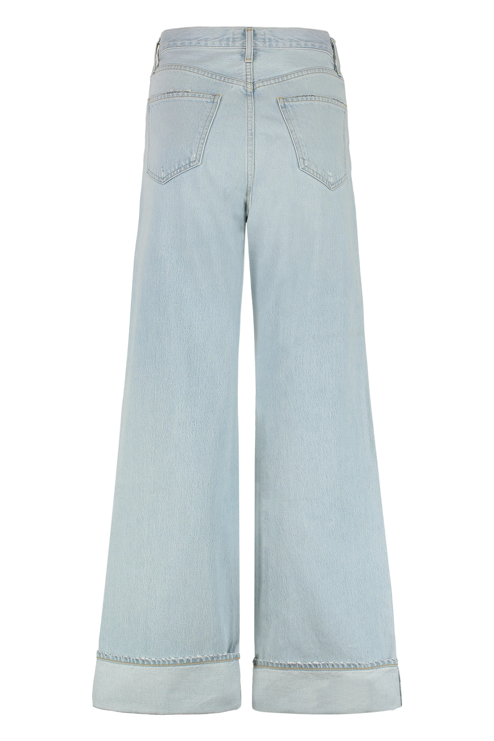 AGOLDE Dame Wide-leg Organic-cotton Jeans - Image 2