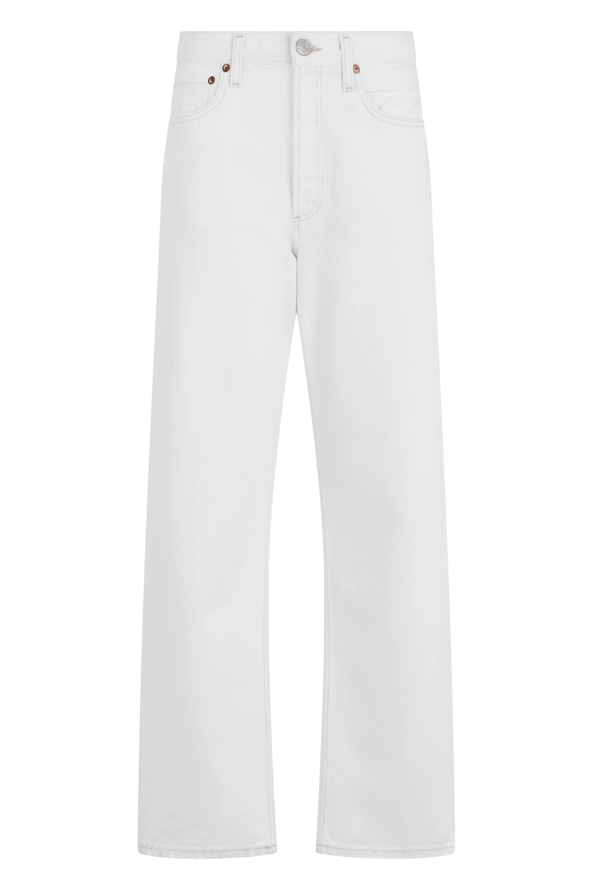 Agolde High Waist Straight Fit Denim Pants