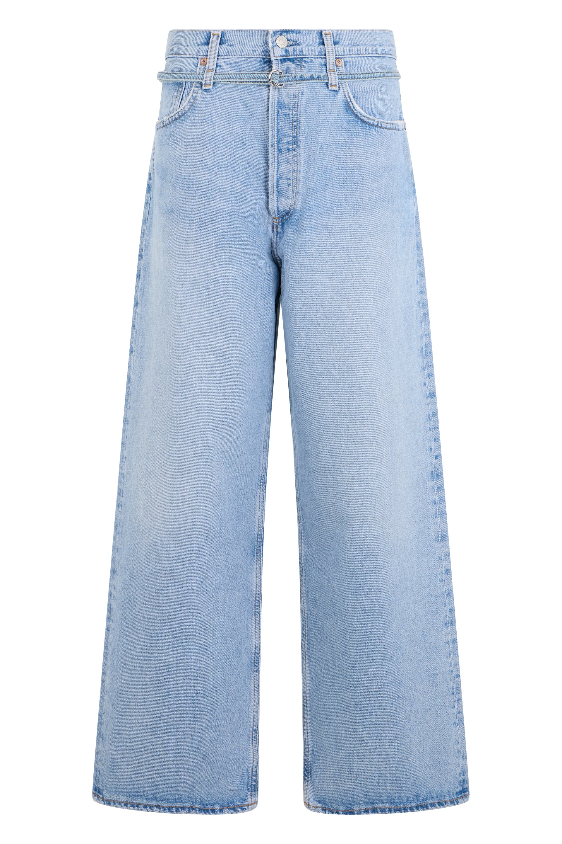 Agolde Loose Fit Cropped Denim Pants