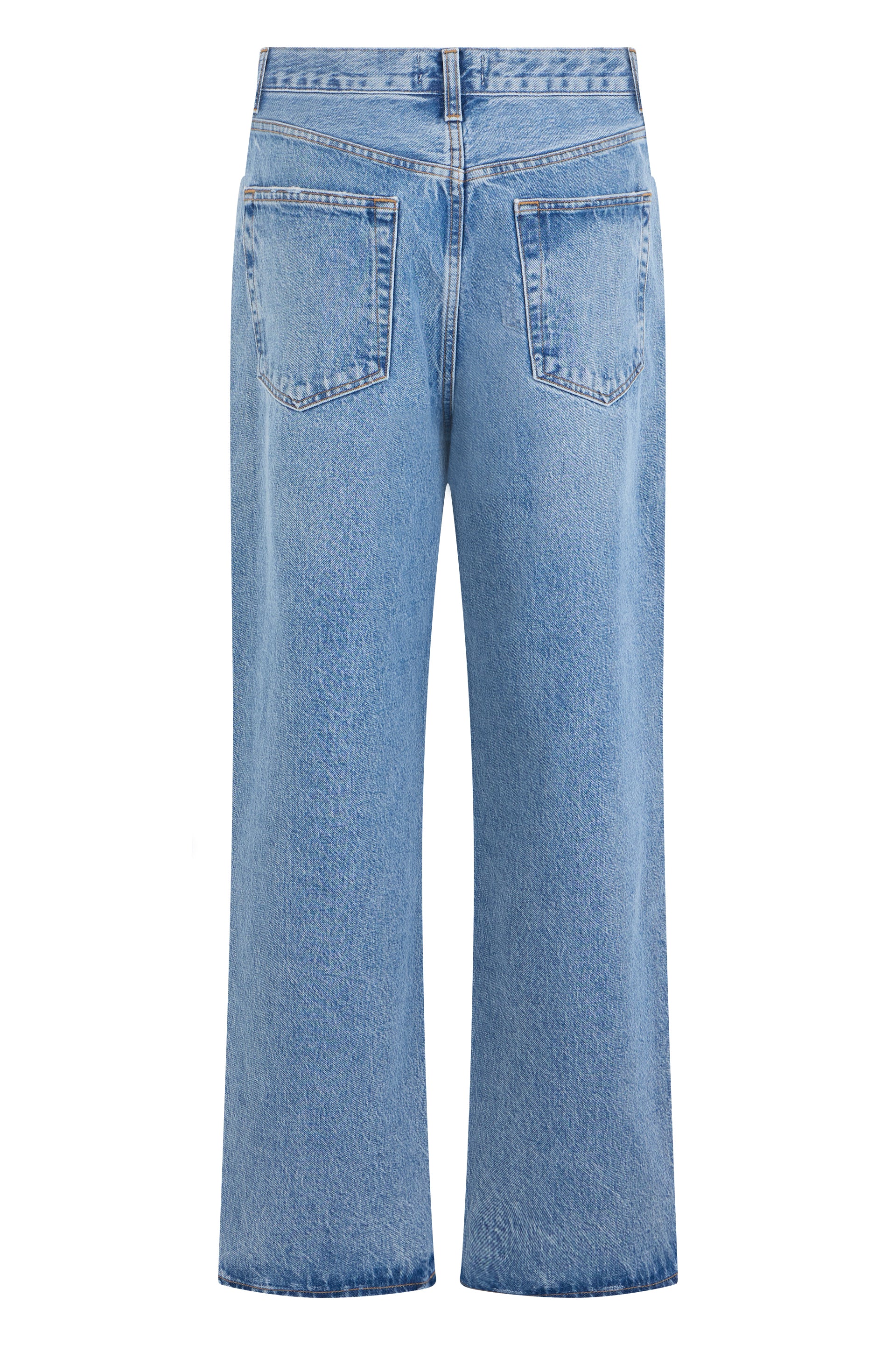 Agolde Straight High-Waisted Denim Jeans - Image 2