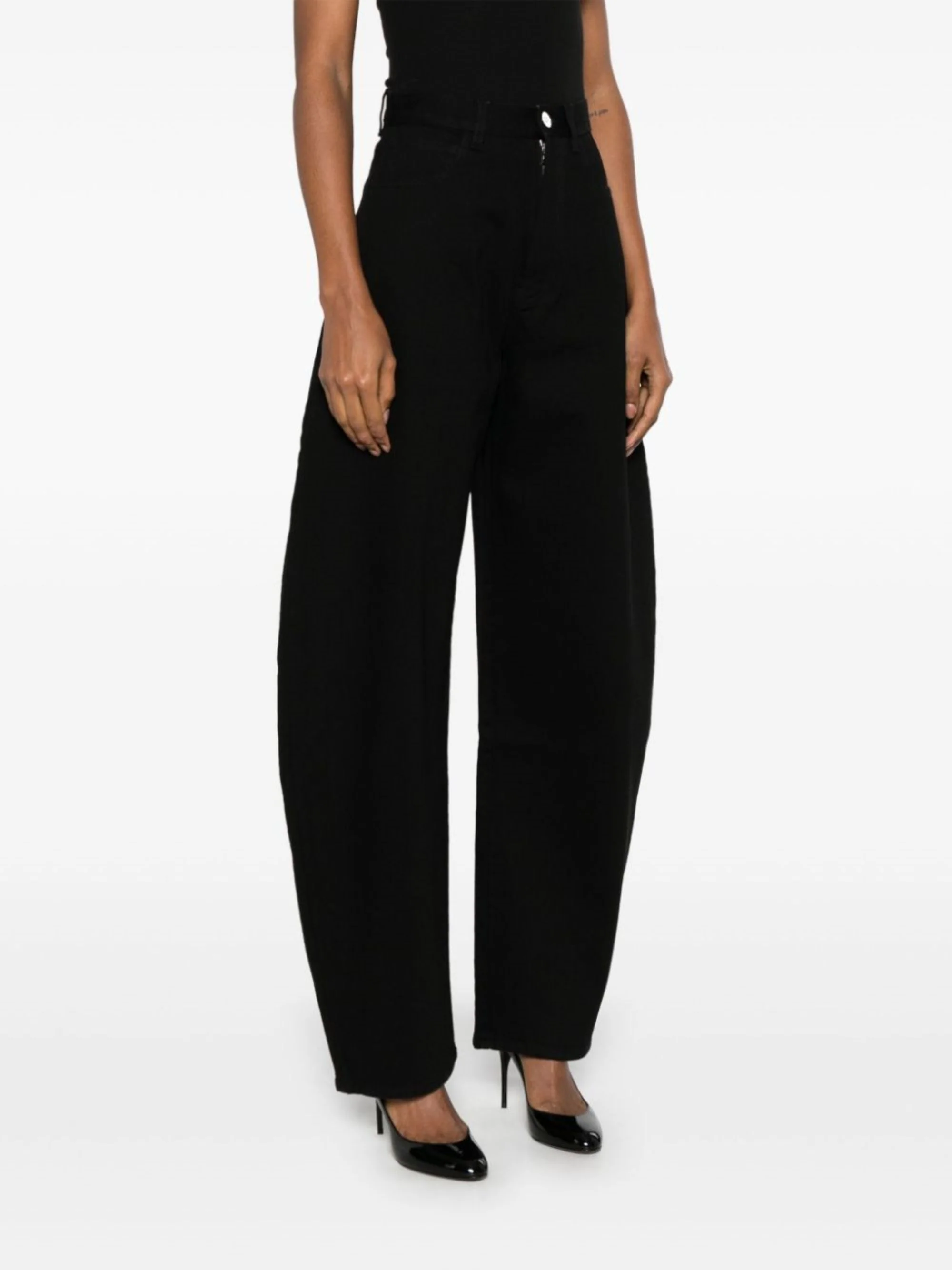 Alaia High Waist Rounded Jeans - Image 3