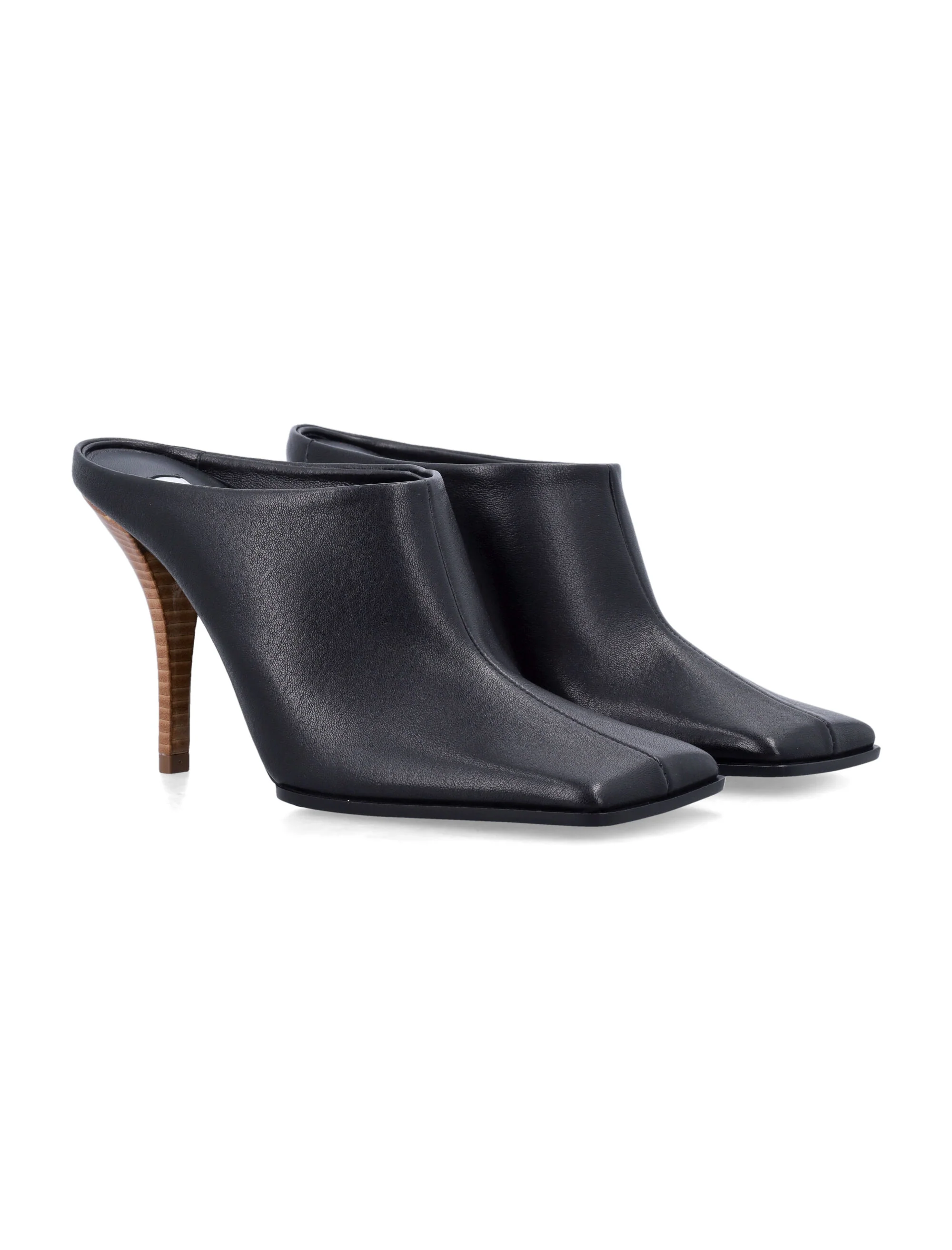 Alaia Leather Sandals - Image 2