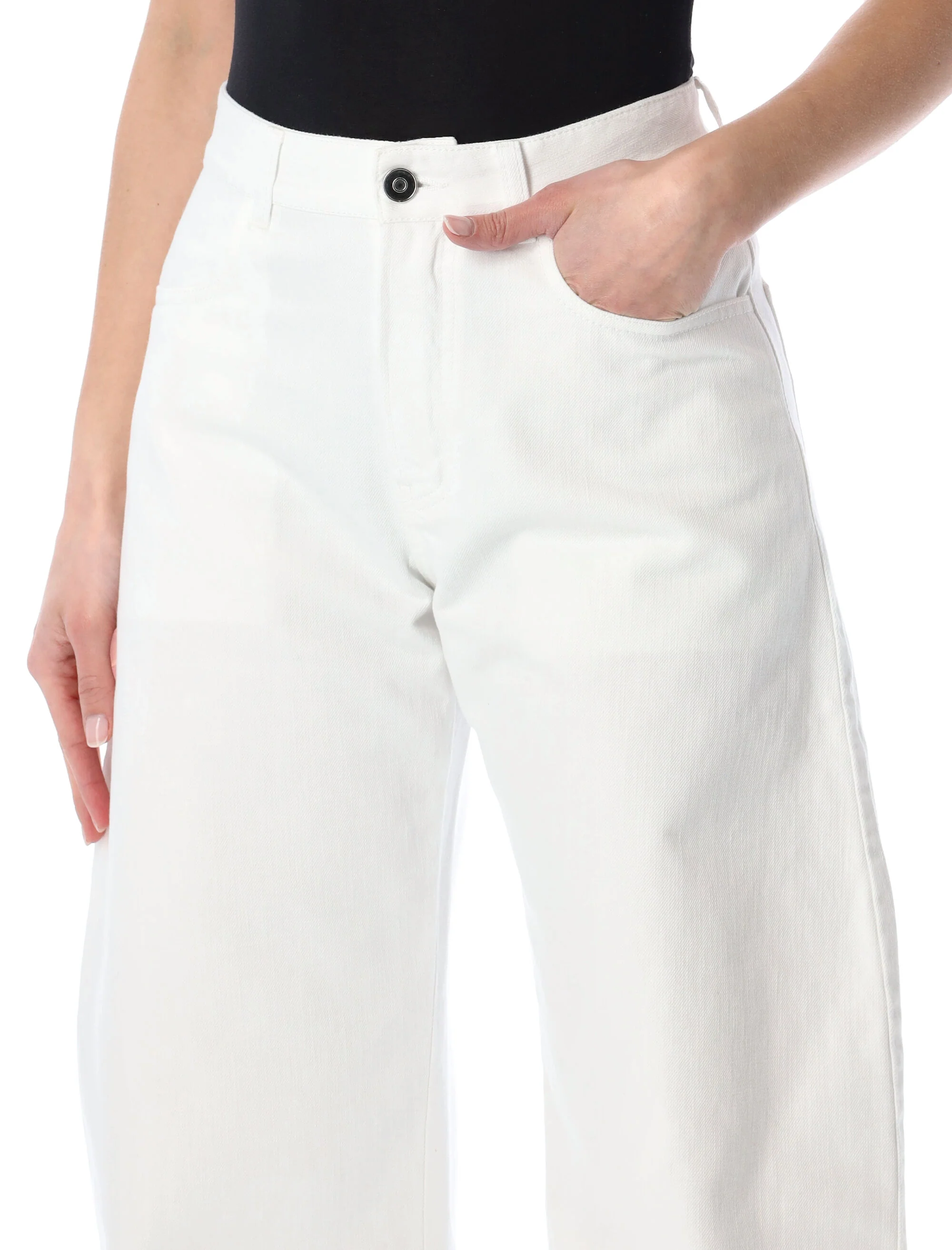 Alaia LOW-WAIST ROUND JEANS - Image 3