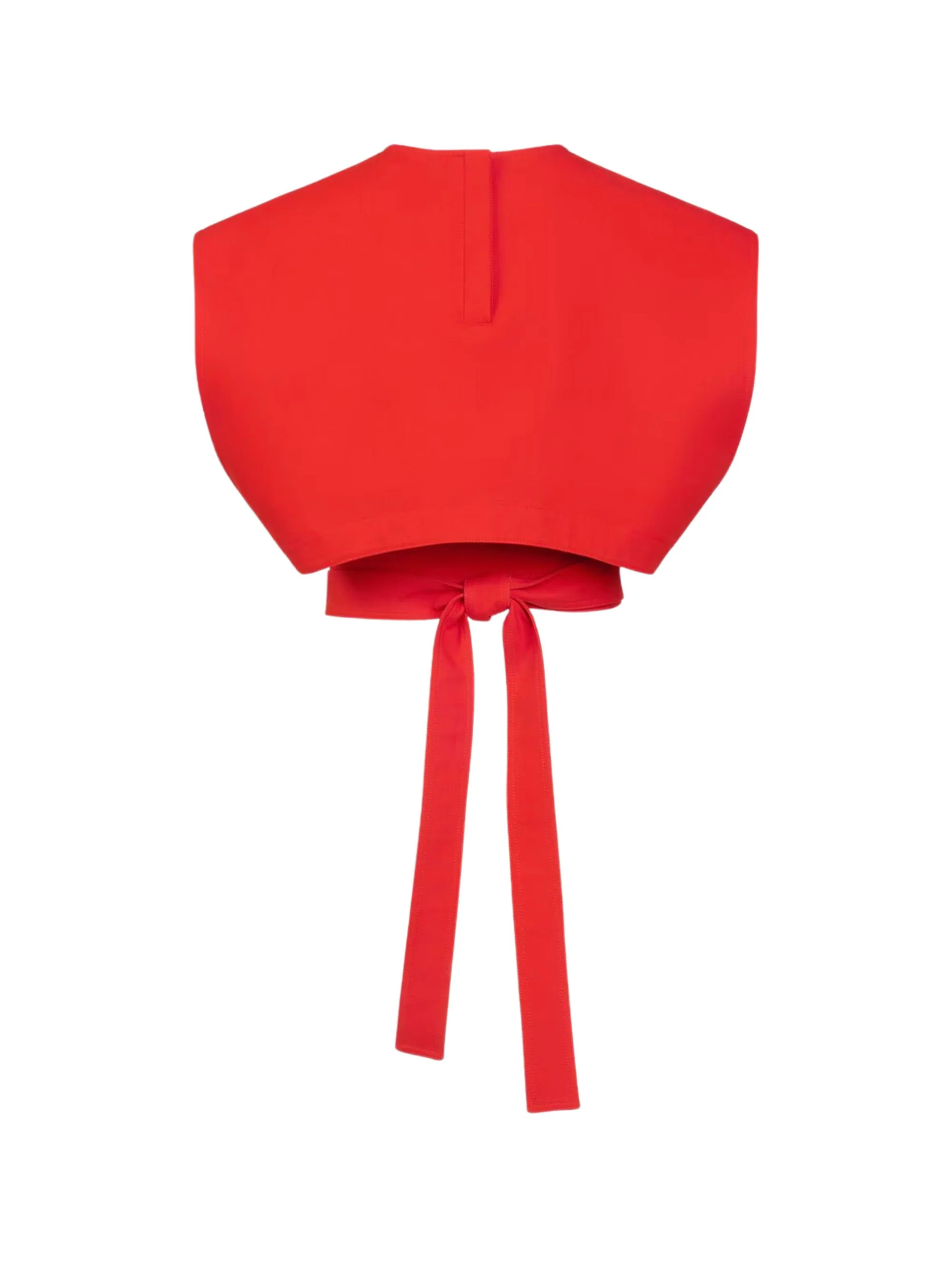 Alaia Sleeveless Cotton Belted Top with Cutout Design - Image 2