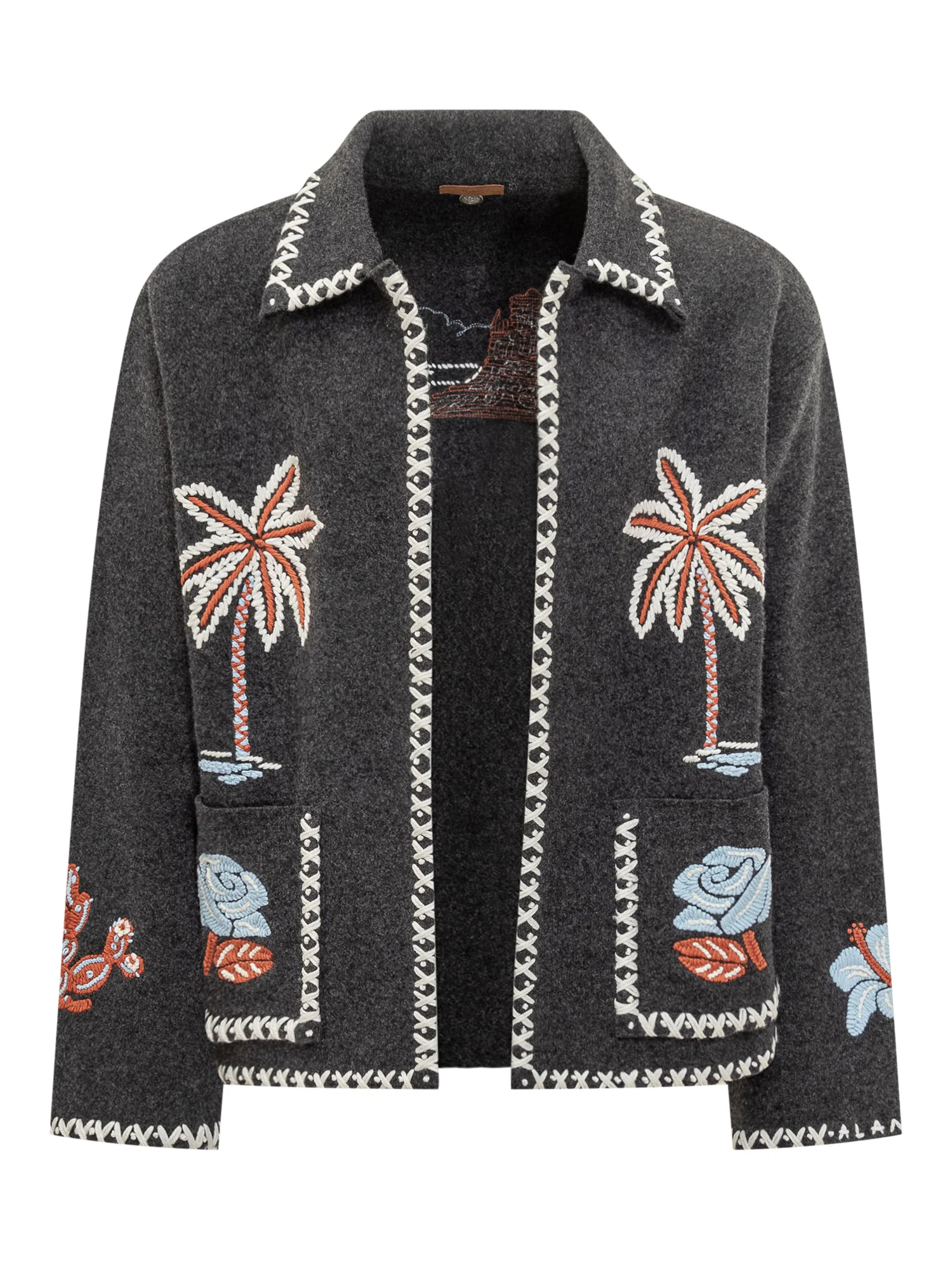 Alanui Embroidered Knit Jacket