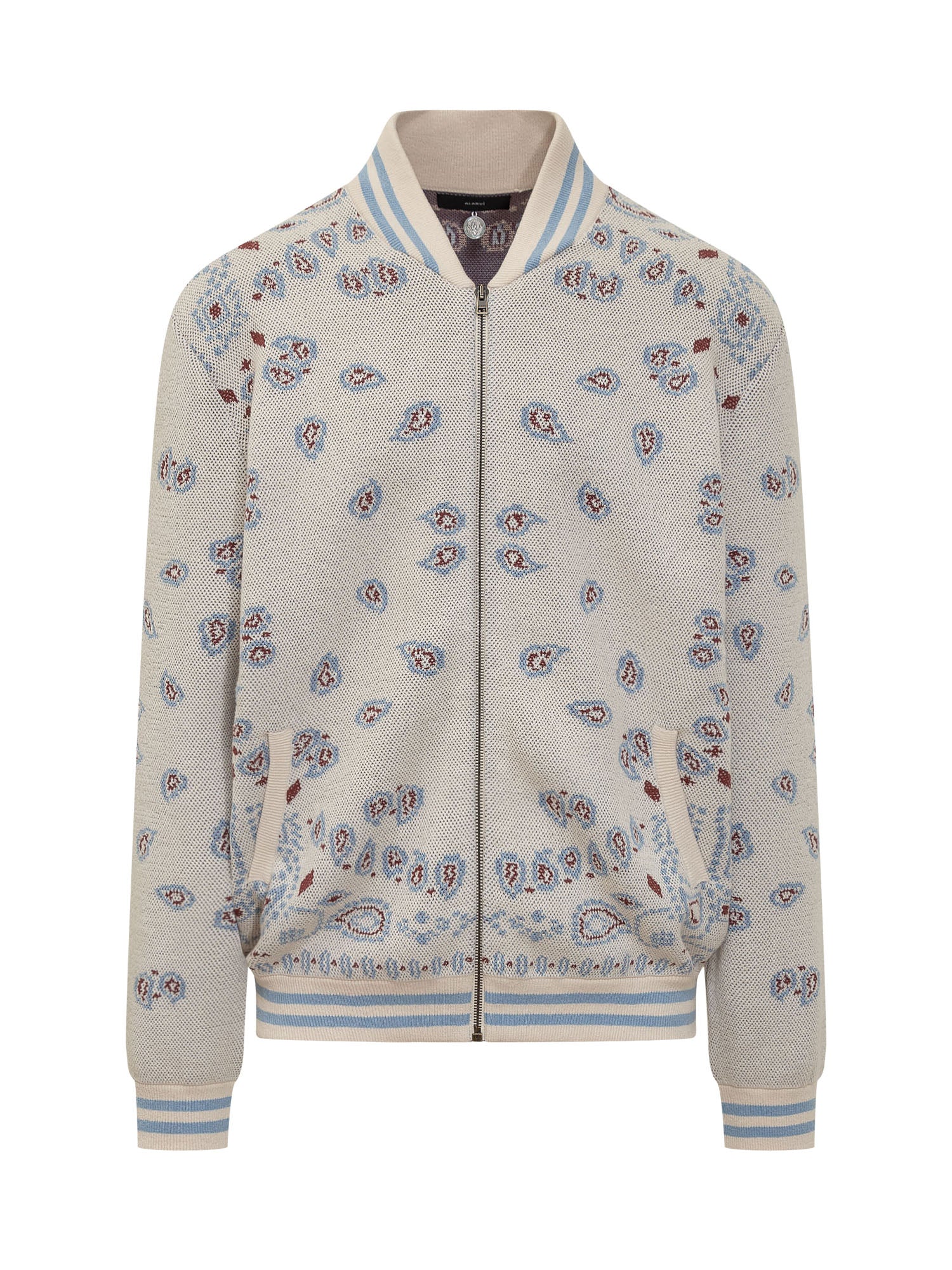 Alanui Mini Bomber Piquet Bandana Jacket
