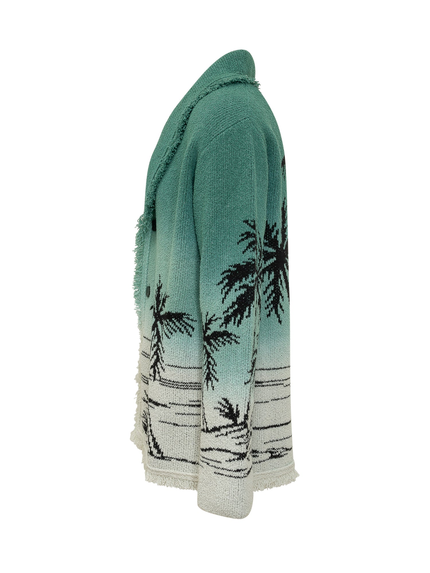Alanui Mini Knit Cardigan with Artistic Motif - Image 3