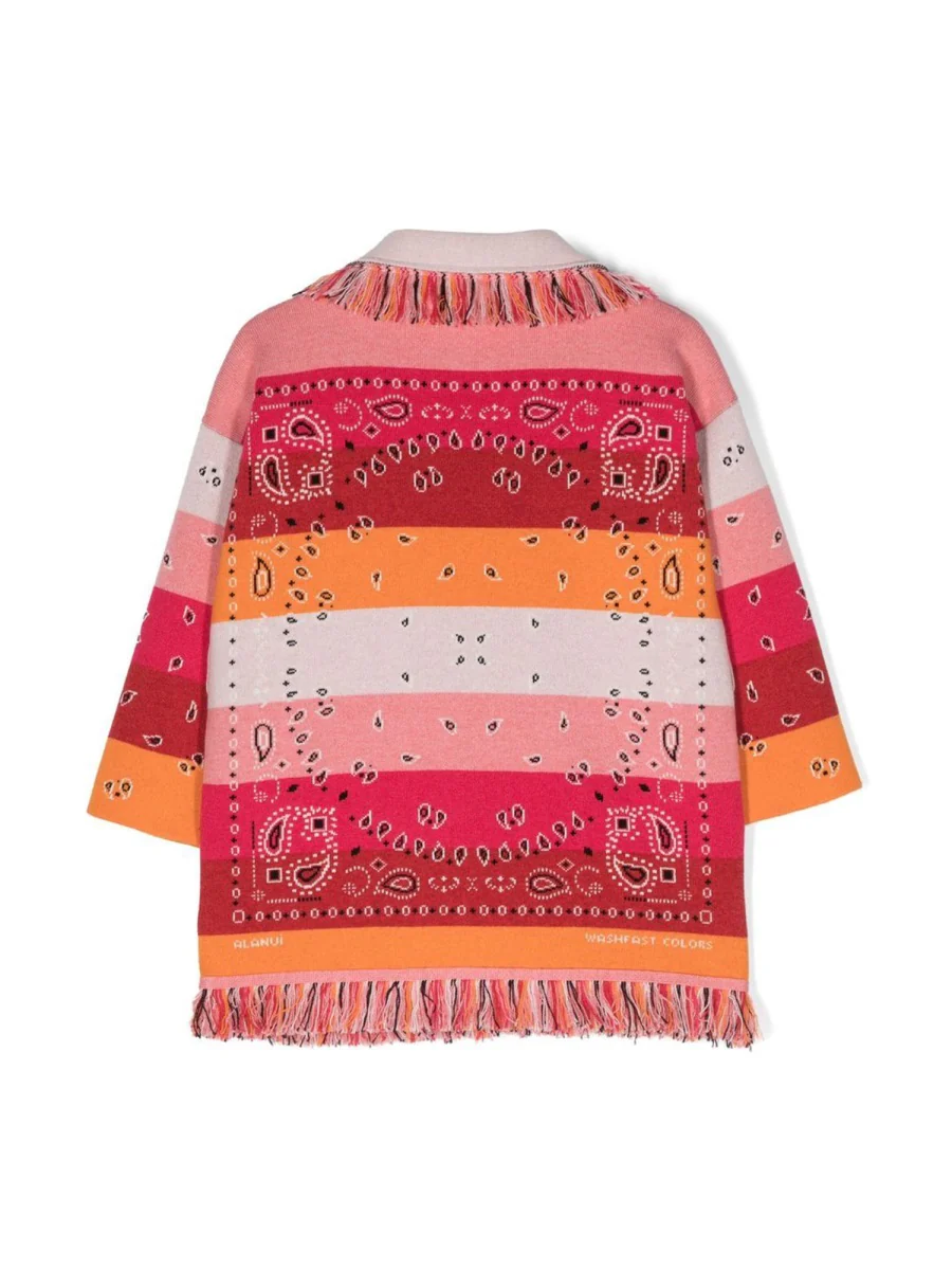 ALANUI Striped Bandana-print Cardigan - Image 2