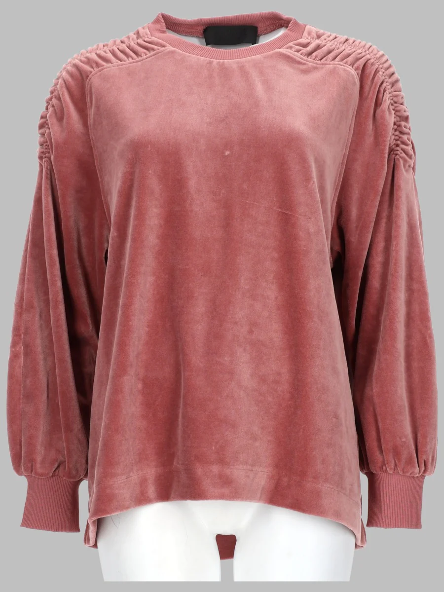 Alberta Ferretti Chic Chenille Mini Sweatshirt for Women