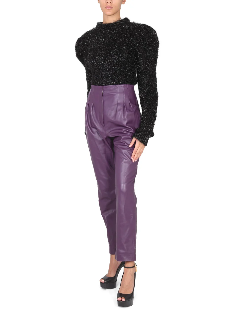 Alberta Ferretti Chic Lurex Knit Sweater - Image 2