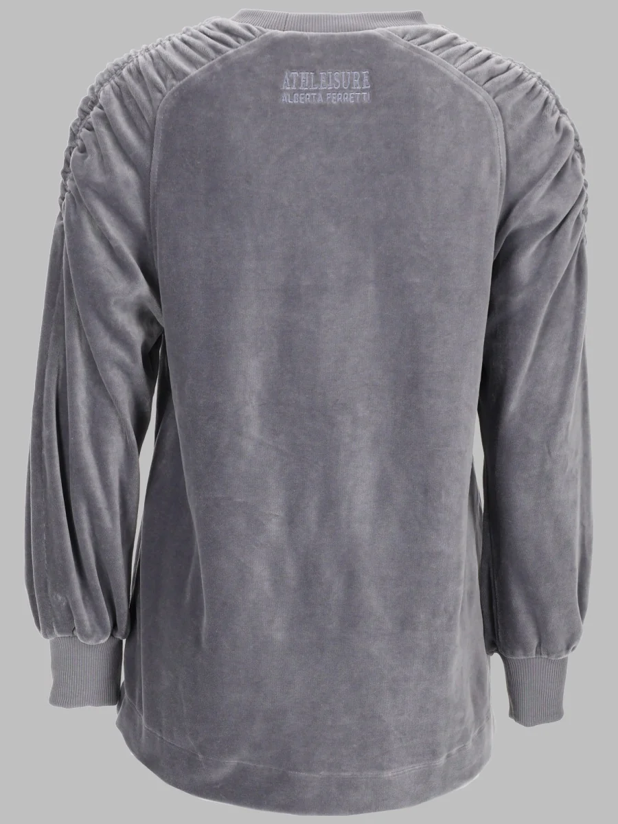 Alberta Ferretti Chic Women's Chenille Sweatshirt with Stylish Design - Image 2
