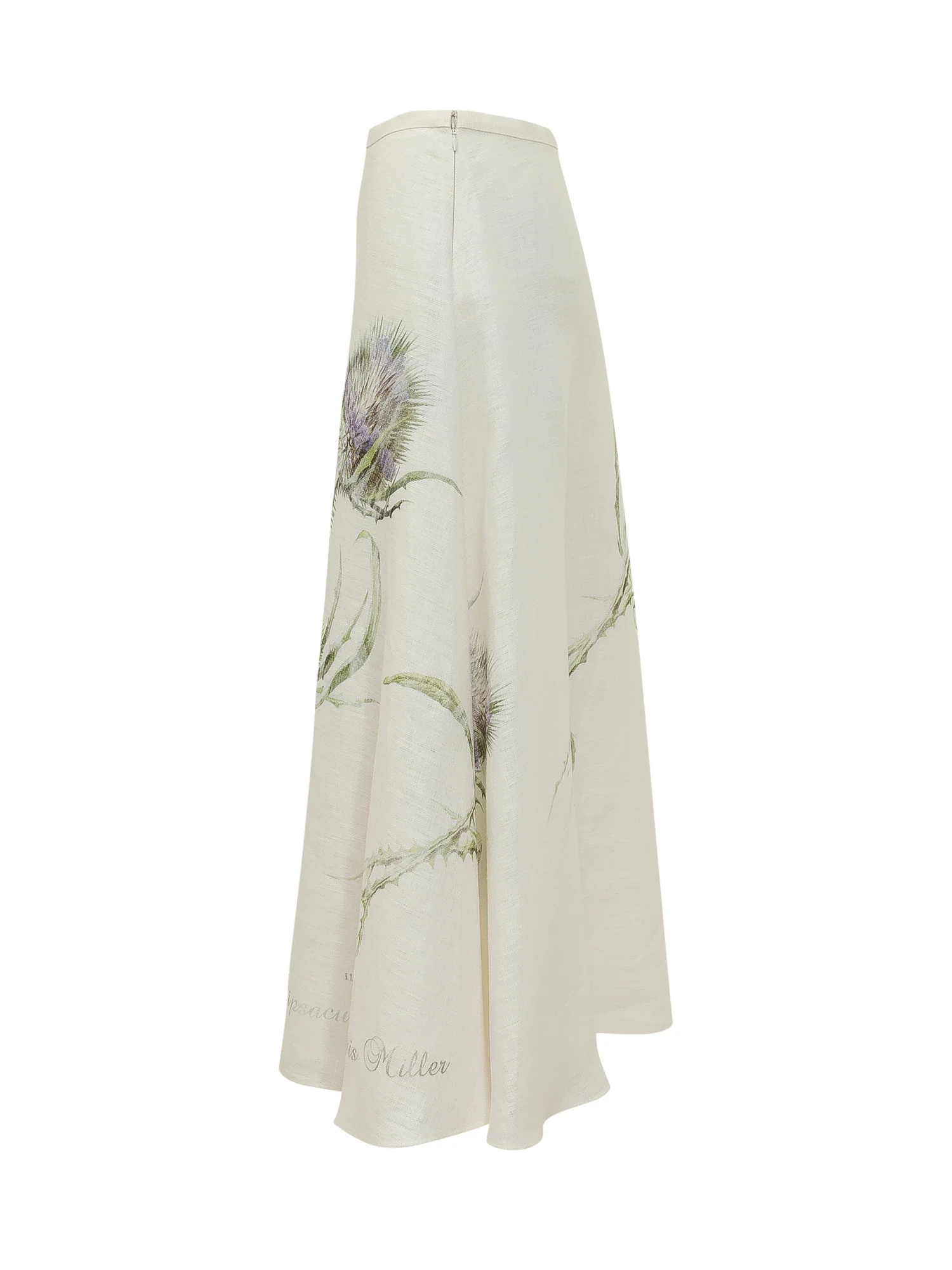 Alberta Ferretti Midi Skirt with Floral Print Design - Image 3