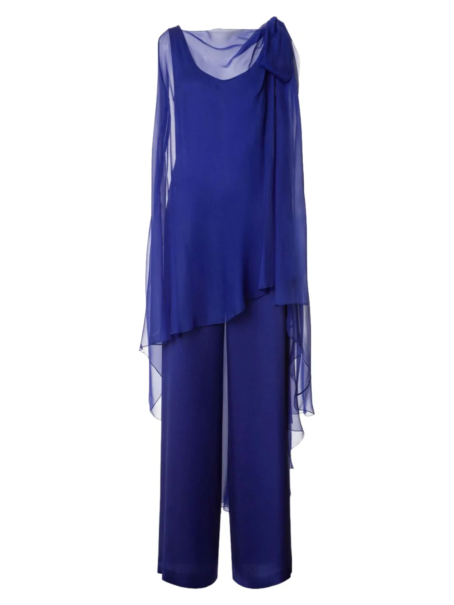 Alberta Ferretti Silk Jumpsuit for Women - SS25 Collection
