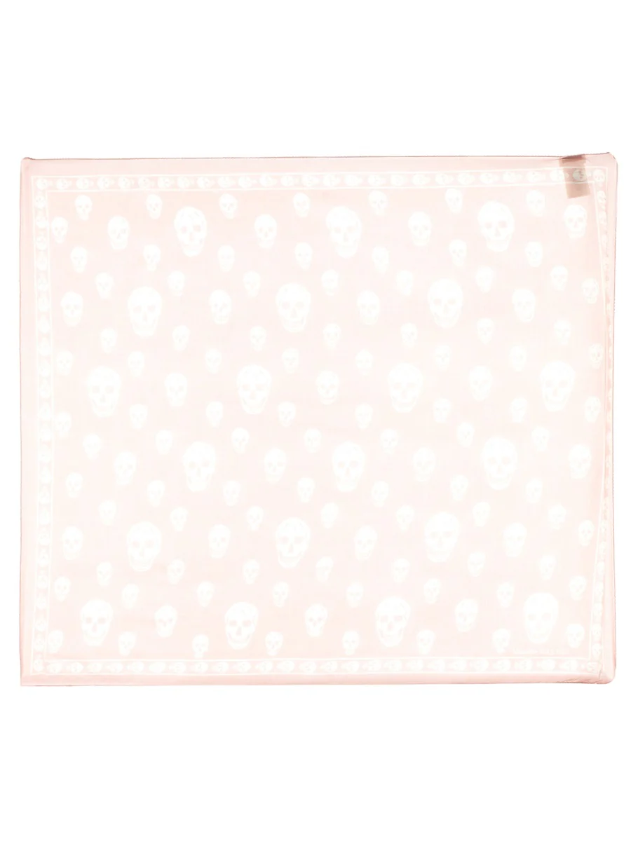 ALEXANDER McQUEEN Classic Silk Skull Scarf