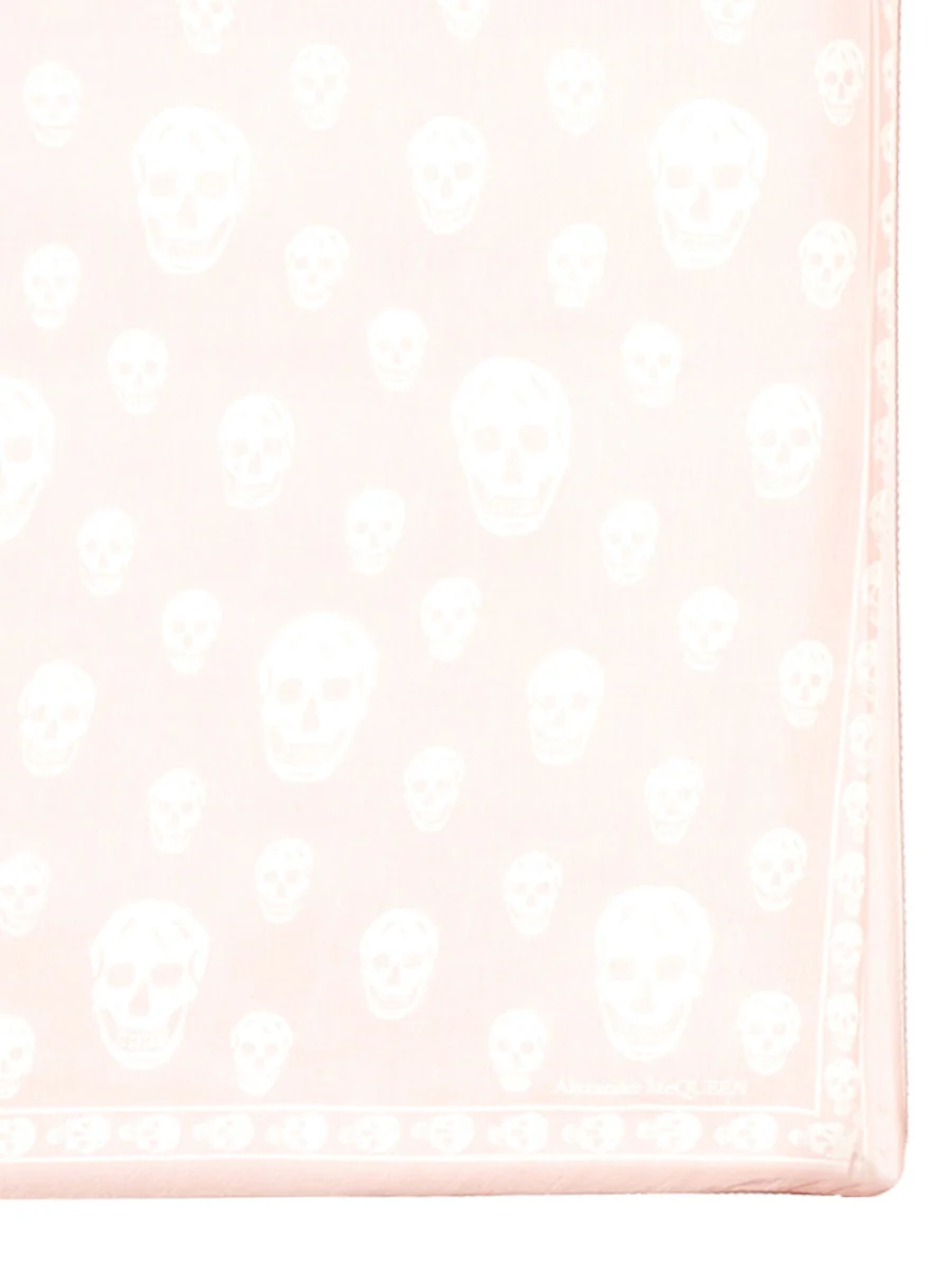 ALEXANDER McQUEEN Classic Silk Skull Scarf - Image 2