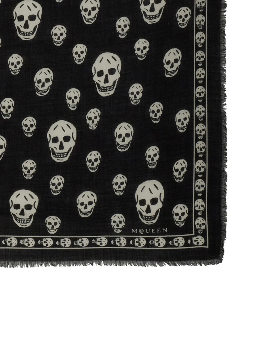 ALEXANDER McQUEEN Classic Skull Foulard - Image 7