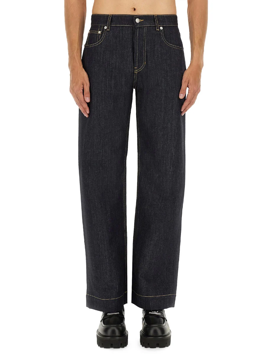ALEXANDER MCQUEEN Denim with Cuff
