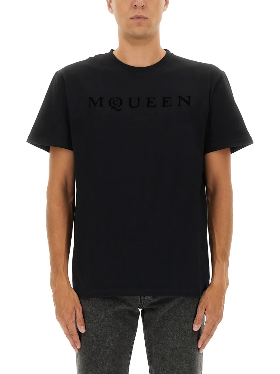 Alexander Mcqueen Flock Print T-Shirt