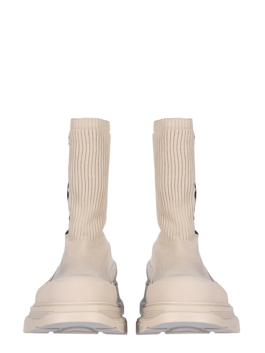 ALEXANDER McQUEEN Knit Tread Slick Boot 'Graffiti' - Image 2