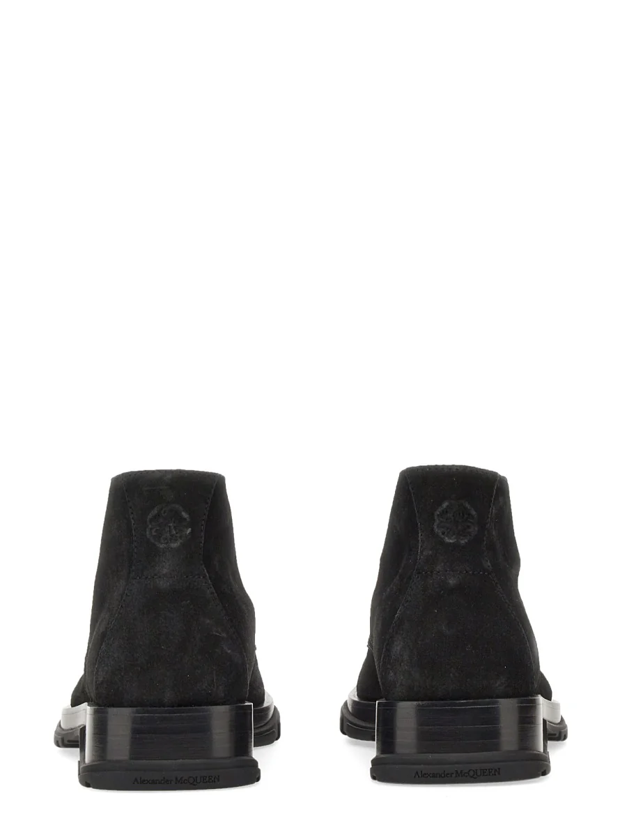 ALEXANDER McQUEEN Lace-up Suede Boots - Image 3