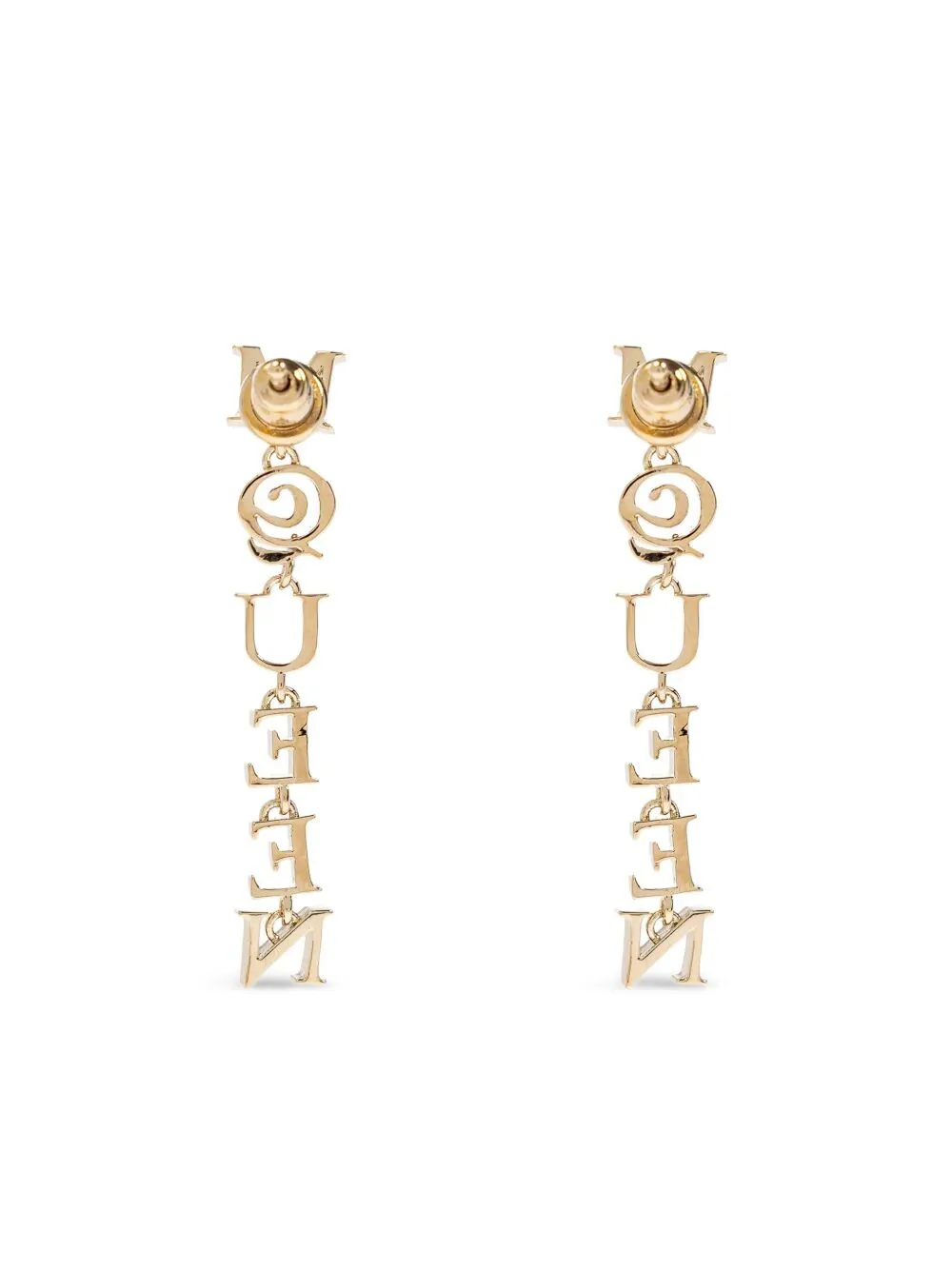 ALEXANDER MCQUEEN Logo Pendant Earrings - Image 4