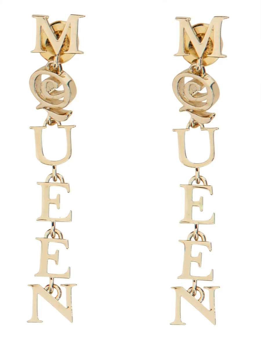 ALEXANDER MCQUEEN Logo Pendant Earrings - Image 5