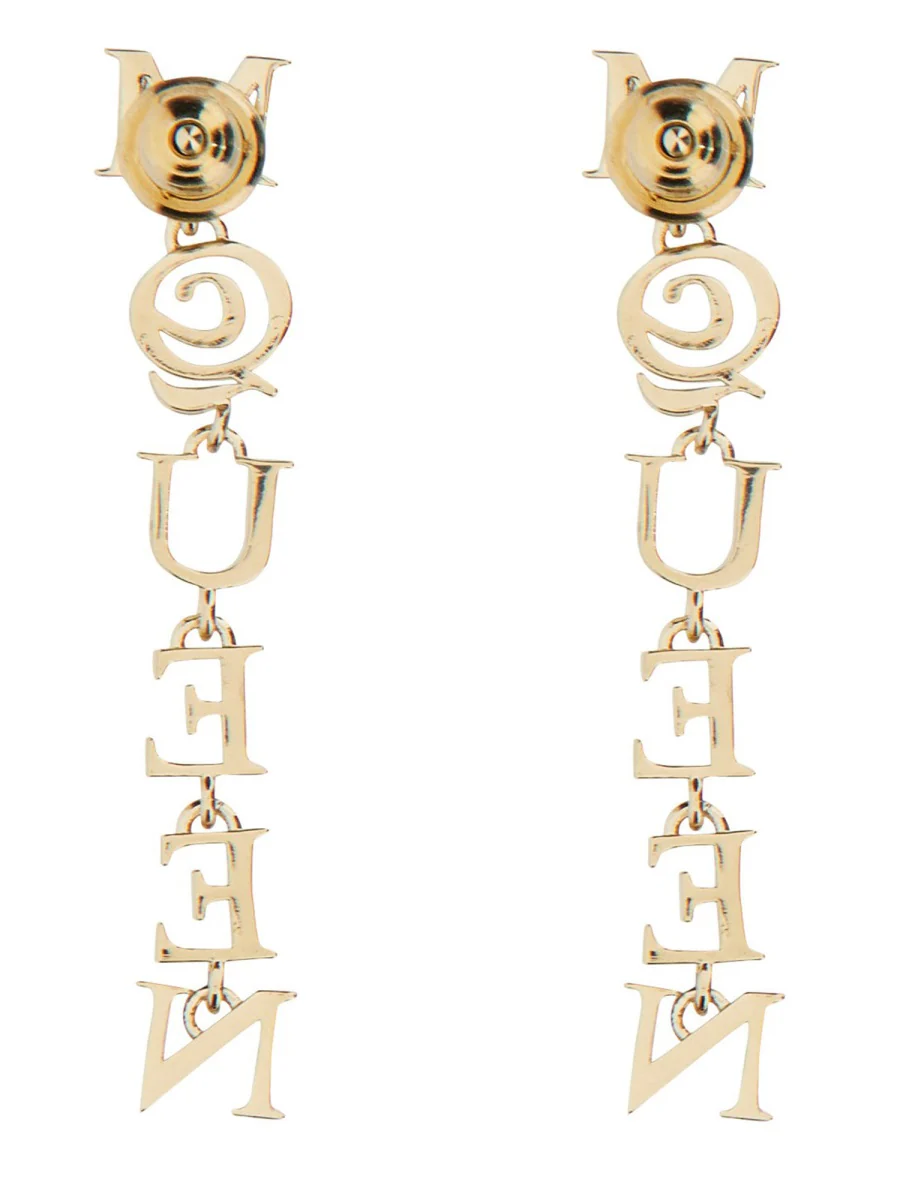 ALEXANDER MCQUEEN Logo Pendant Earrings - Image 6