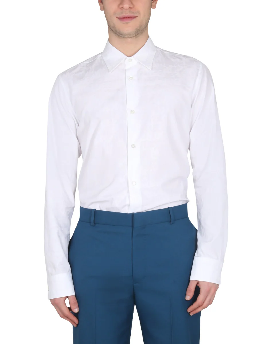 ALEXANDER McQUEEN Logo-print Cotton Shirt