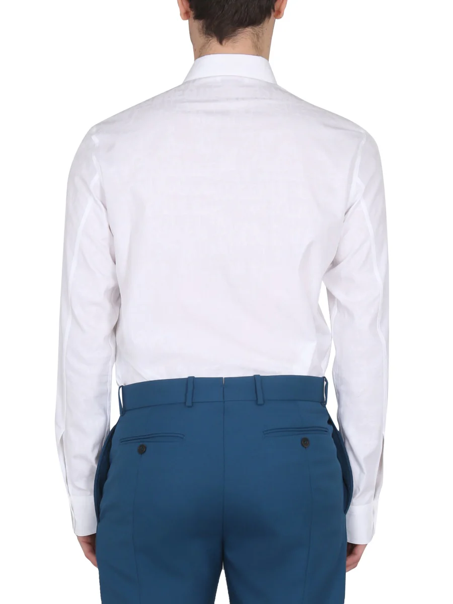 ALEXANDER McQUEEN Logo-print Cotton Shirt - Image 3