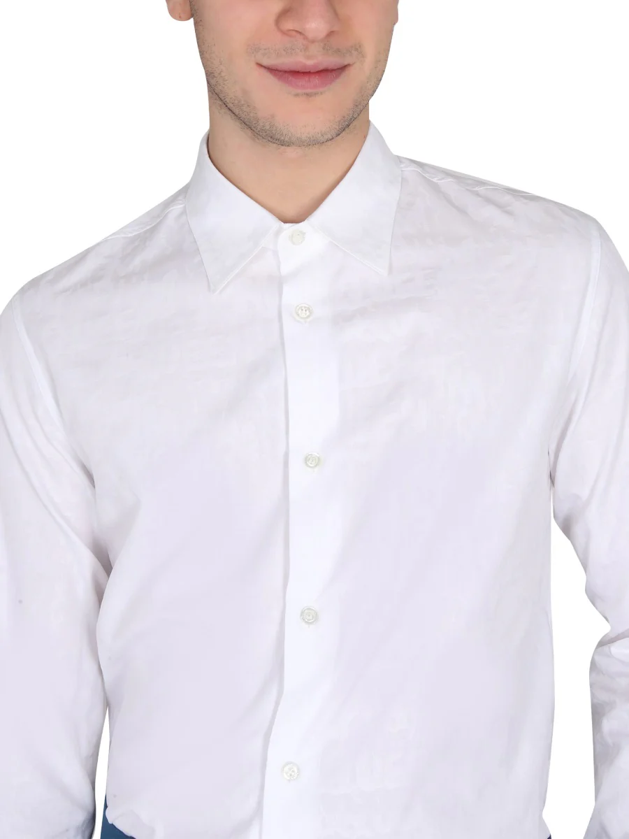 ALEXANDER McQUEEN Logo-print Cotton Shirt - Image 4