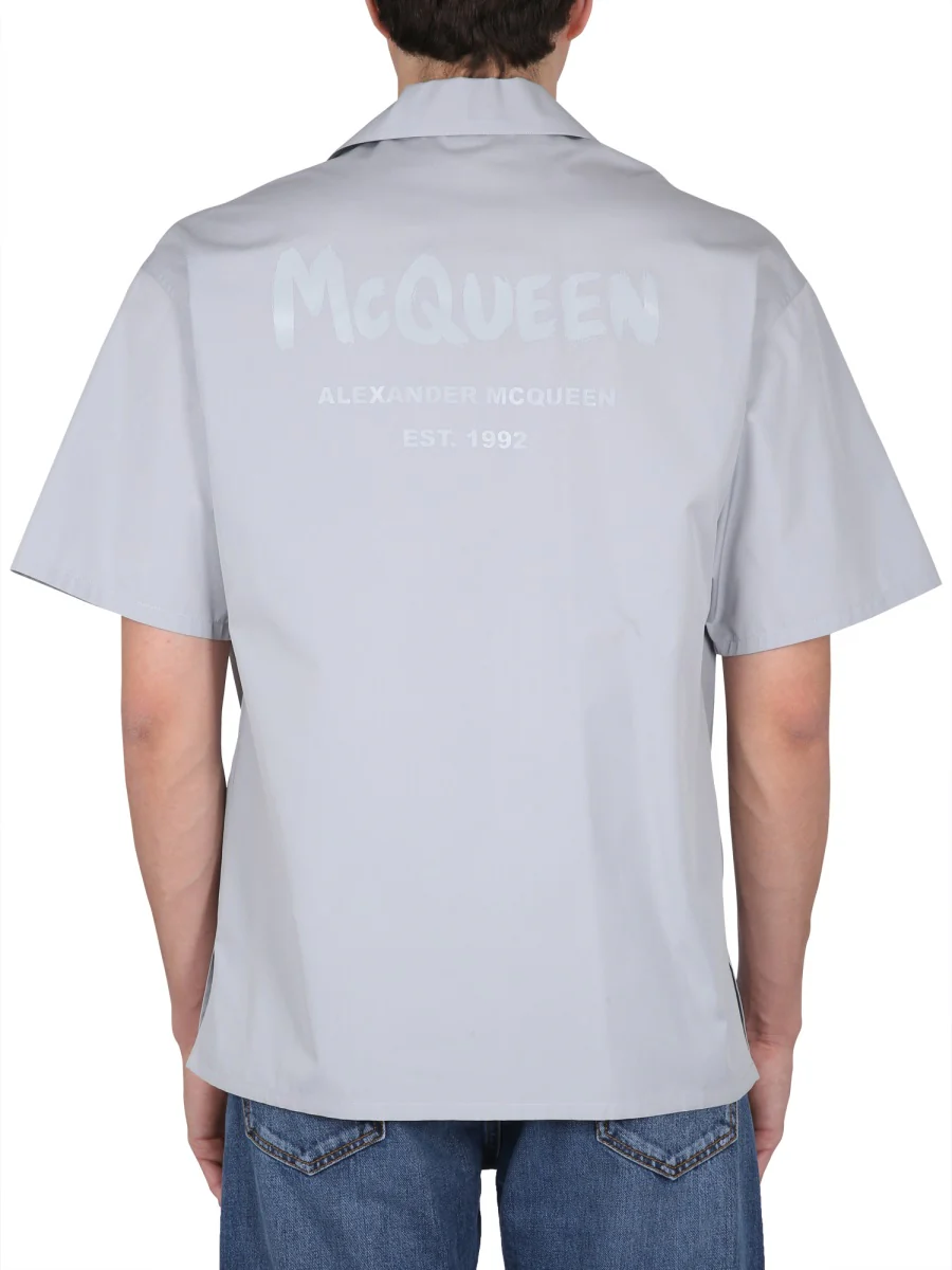 ALEXANDER McQUEEN Logo-print Short-sleeved Shirt - Image 3