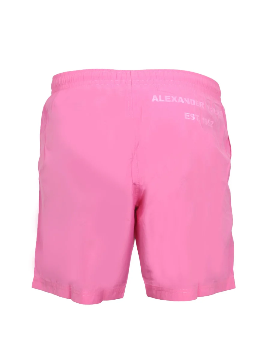 ALEXANDER McQUEEN Logo Print Swim Trunks - Image 4