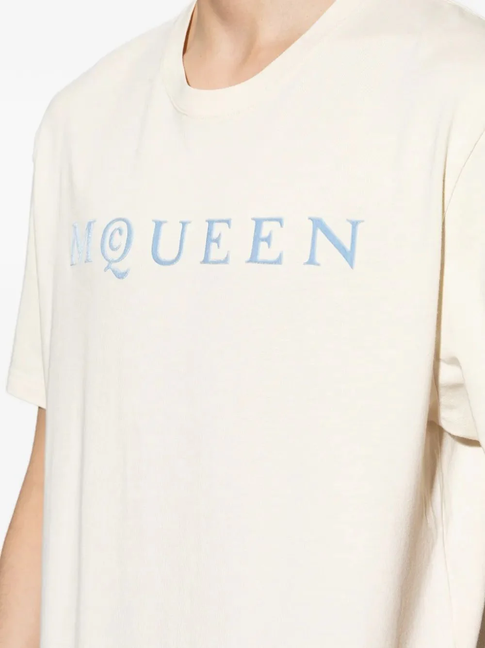 Alexander Mcqueen Men's Flocked Graphic T-Shirt - Image 5