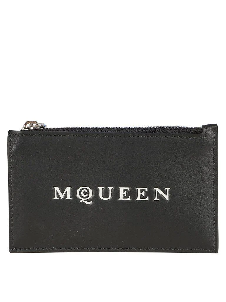 Alexander Mcqueen Mini Zip Card Case