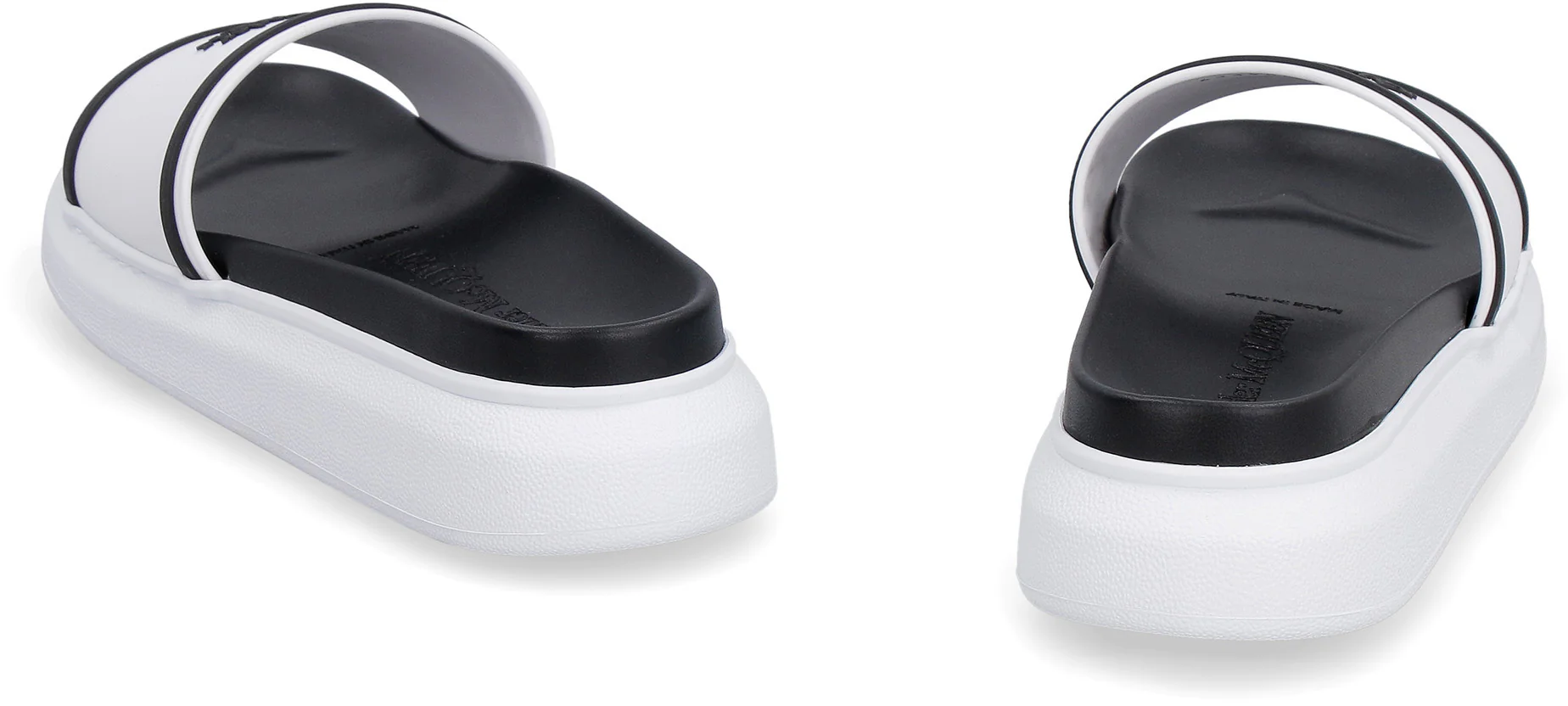 ALEXANDER MCQUEEN Oversized Hybrid Signature Slides - Image 4