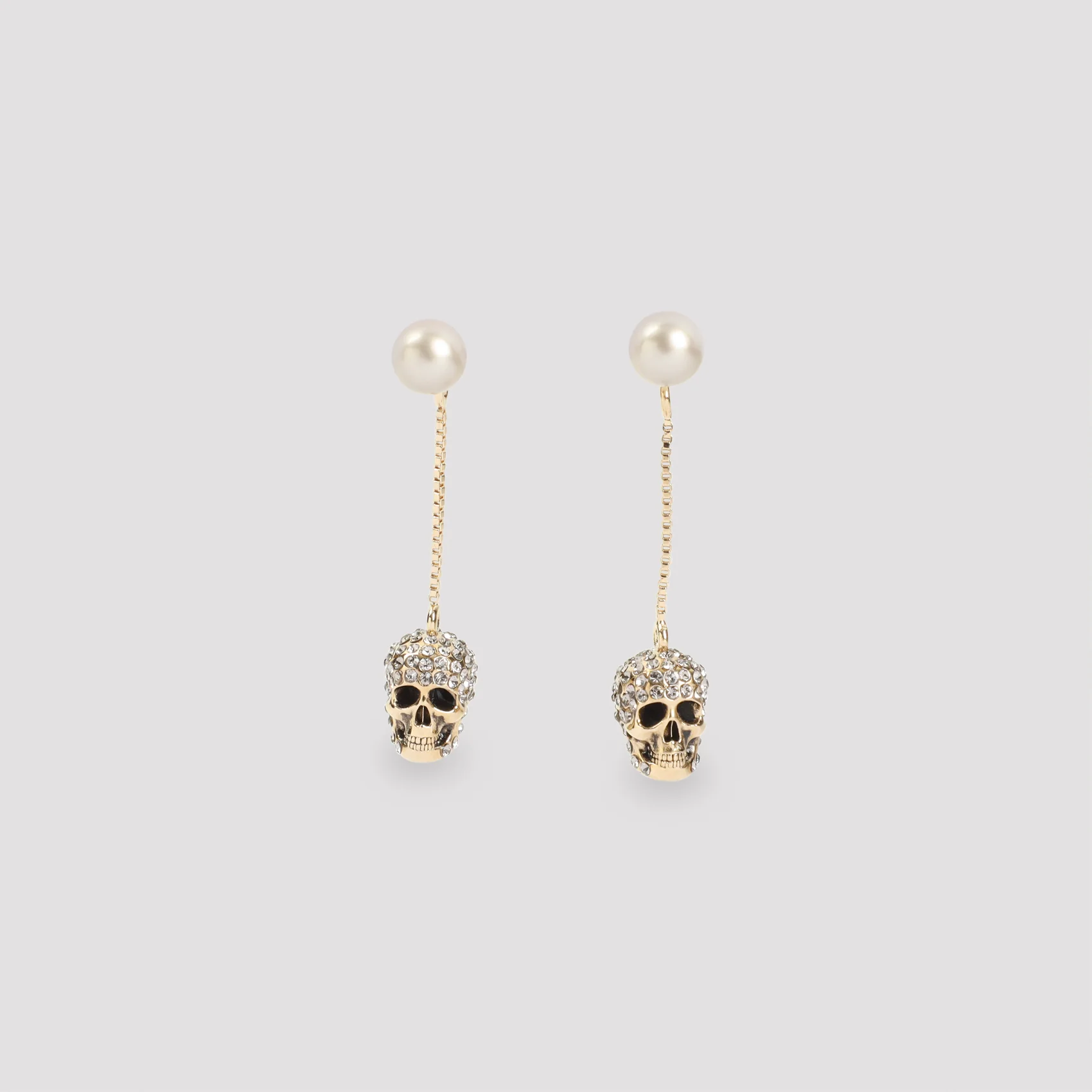Alexander Mcqueen Pave Skull Earrings - Image 3