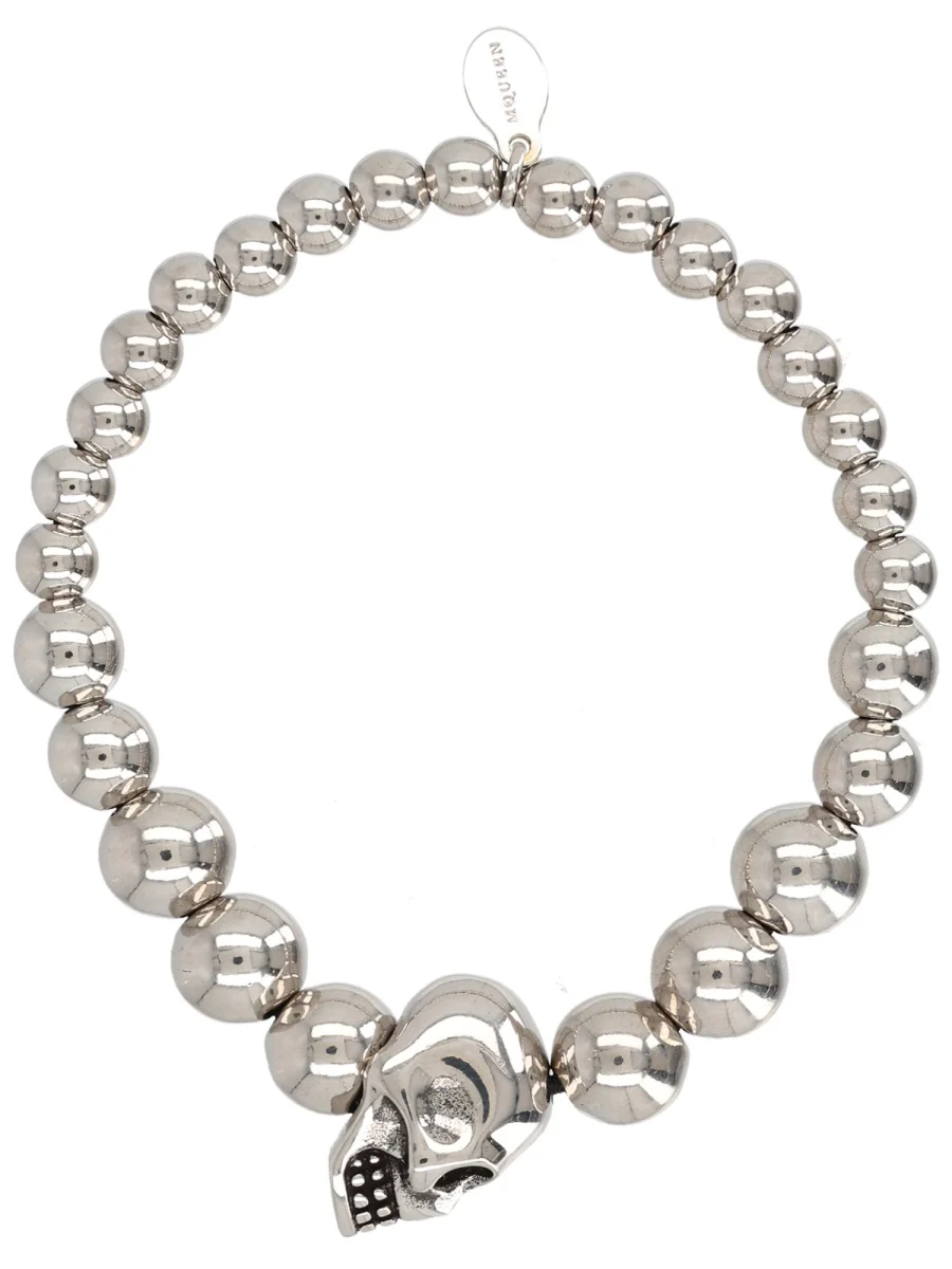 Alexander Mcqueen Skull Bracelet for Men - SS26 Collection