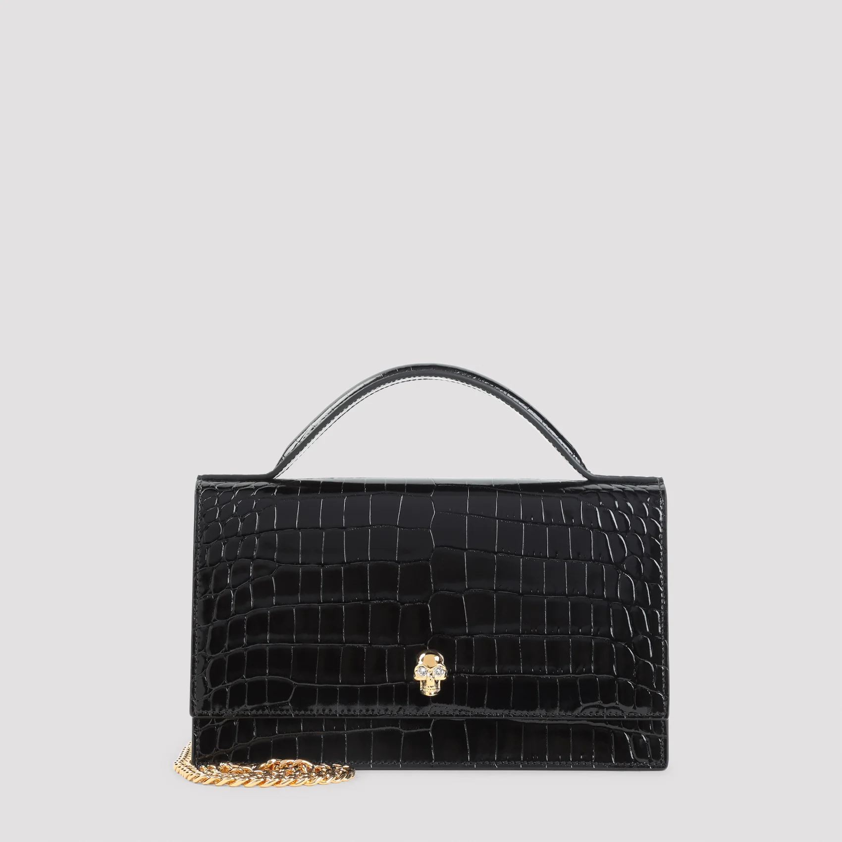 Alexander Mcqueen Th Medium Skull Clutch