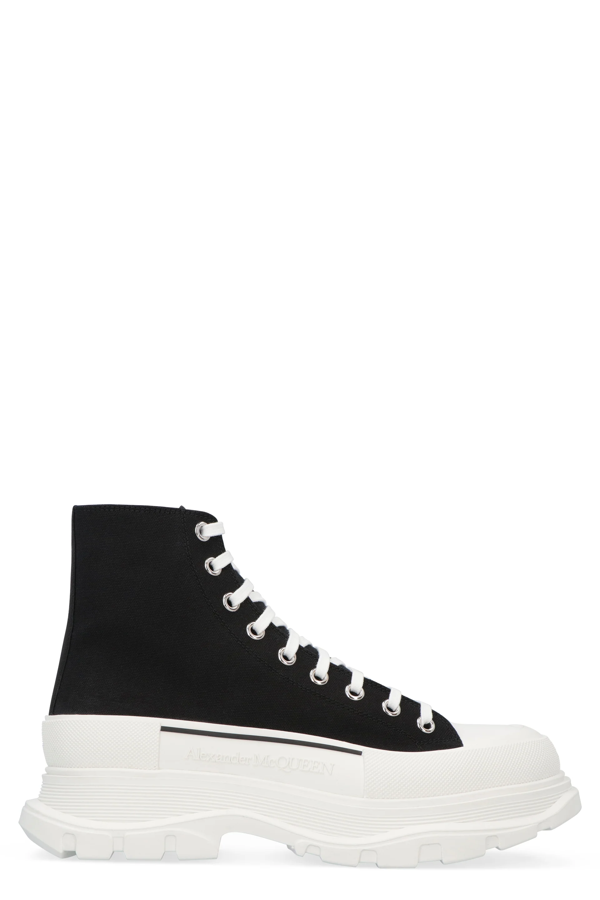 ALEXANDER MCQUEEN Tread Slick Lace-up Ankle Boots - Image 5