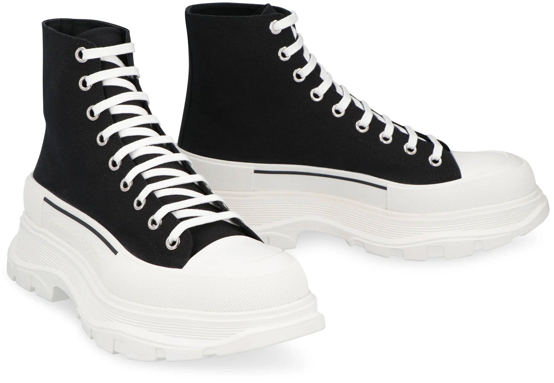 ALEXANDER MCQUEEN Tread Slick Lace-up Ankle Boots - Image 7