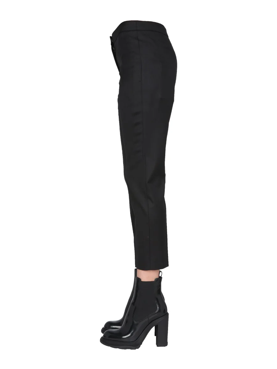 ALEXANDER McQUEEN Virgin Wool Cropped Pants - Image 3