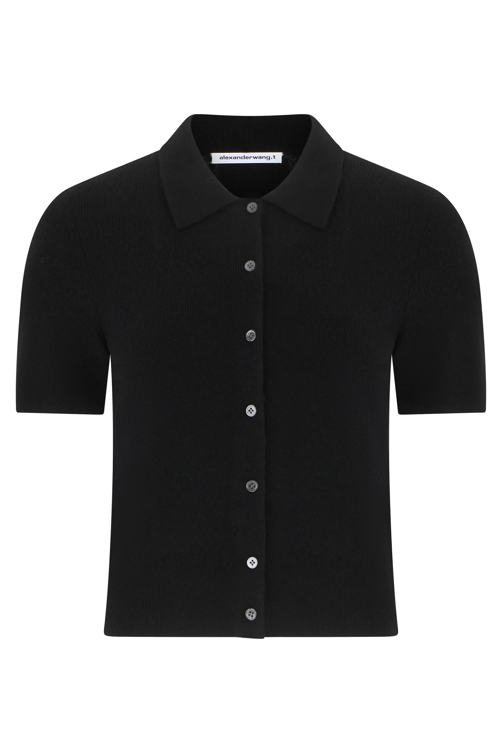 Alexander Wang Short Sleeve Wool Cardigan