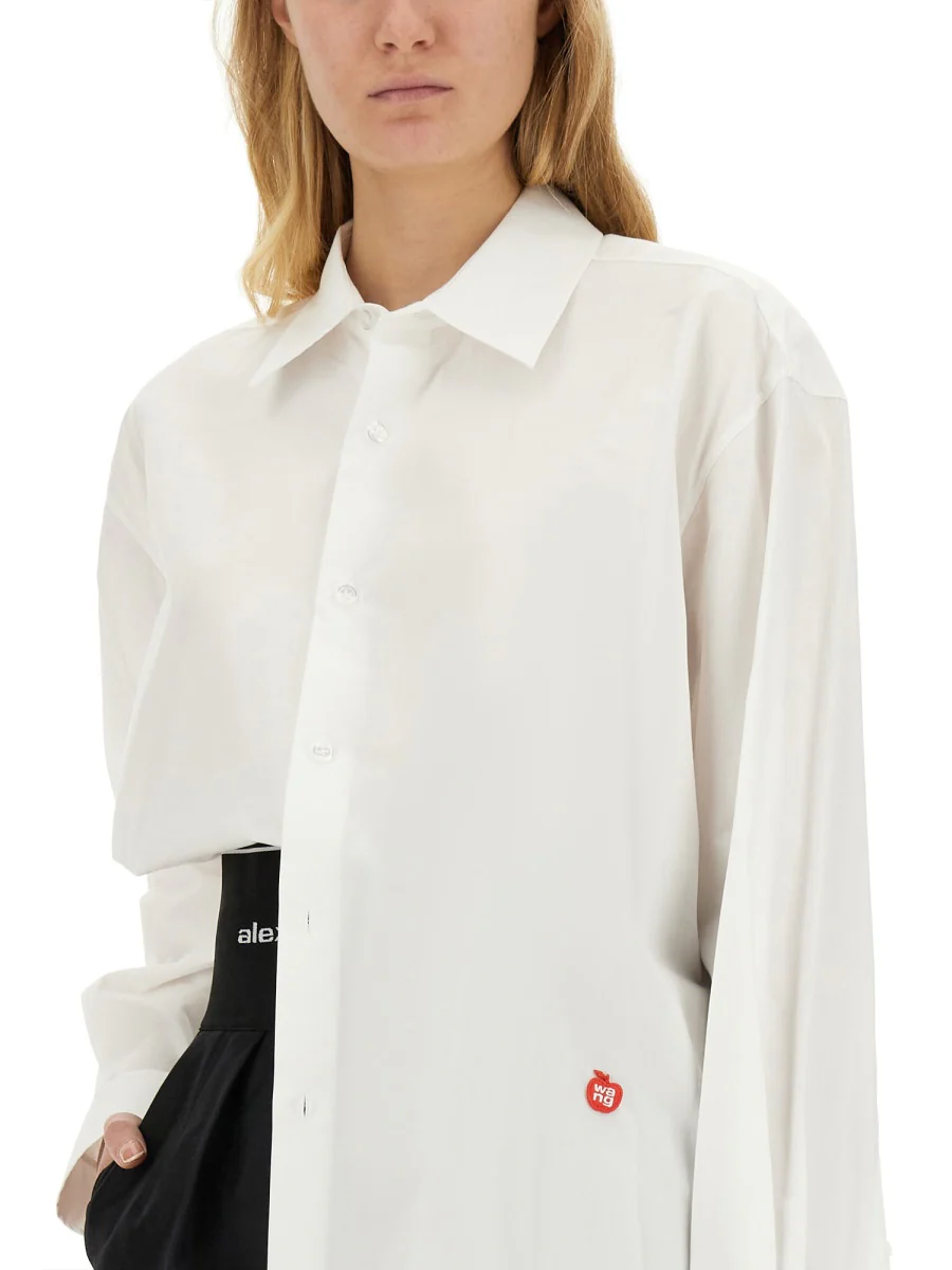 Alexanderwang.t Regular Fit T-Shirt with Logo - Women's S - Image 4