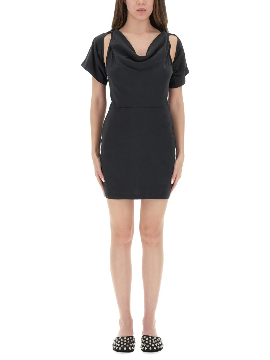 Alexanderwang.t T BY ALEXANDER WANG "deconstructed" Short Dress - Image 5