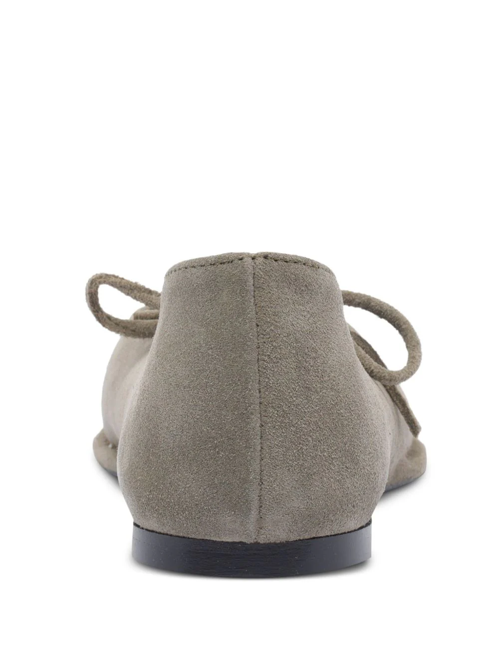 Alohas Elegant Square Toe Flats with Distinctive V-Cut Design and Bow Detail - Image 4