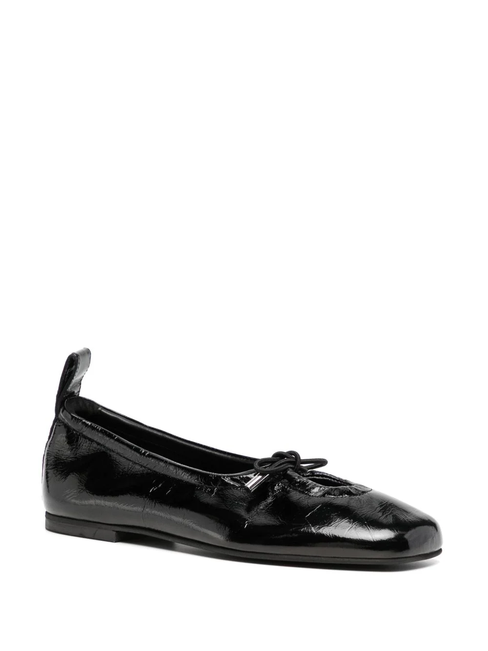 Alohas Mini Bow Detail Flat Shoes with Pull-Tab - Image 2