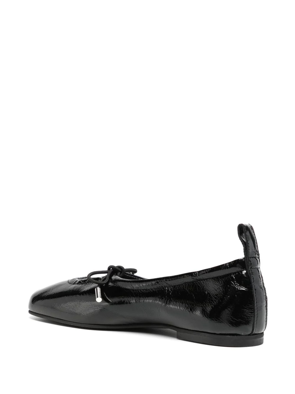 Alohas Mini Bow Detail Flat Shoes with Pull-Tab - Image 3