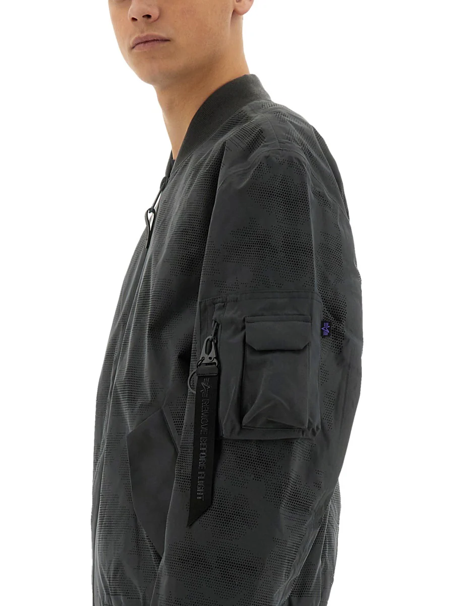 ALPHA INDUSTRIES L-2B II Laser Cut Light Flight Jacket - Image 4