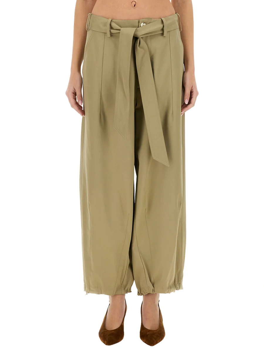 Alysi Belted Pants - Effortless Elegance